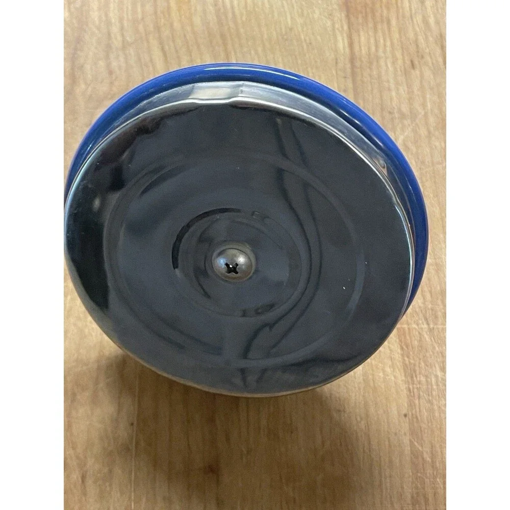 LE CREUSET Logo LID ONLY Kobalt Blue Enamel Steel Tea Kettle Replacement Top 4”